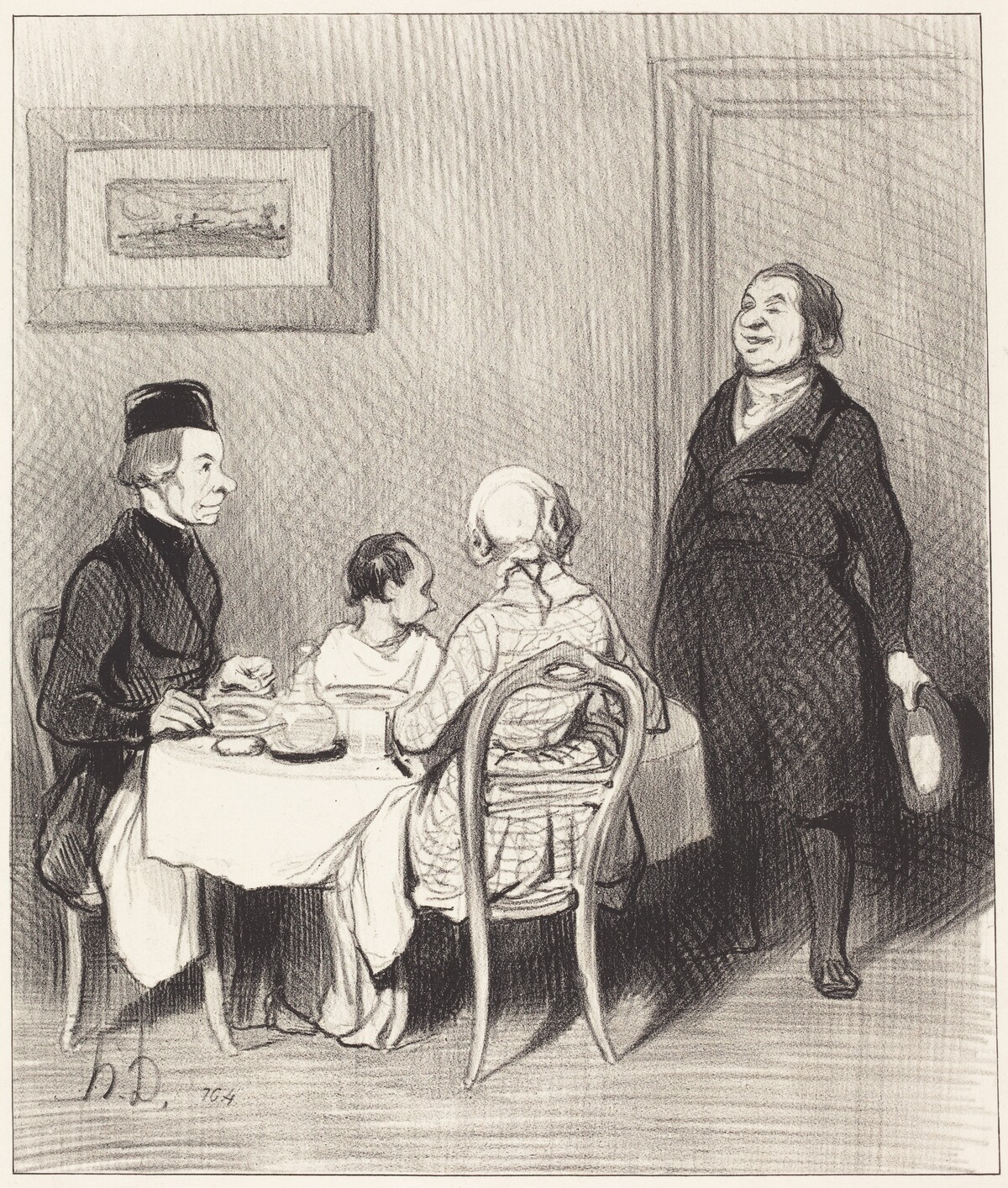 Un Ami est un crocrodile... by Honoré Daumier