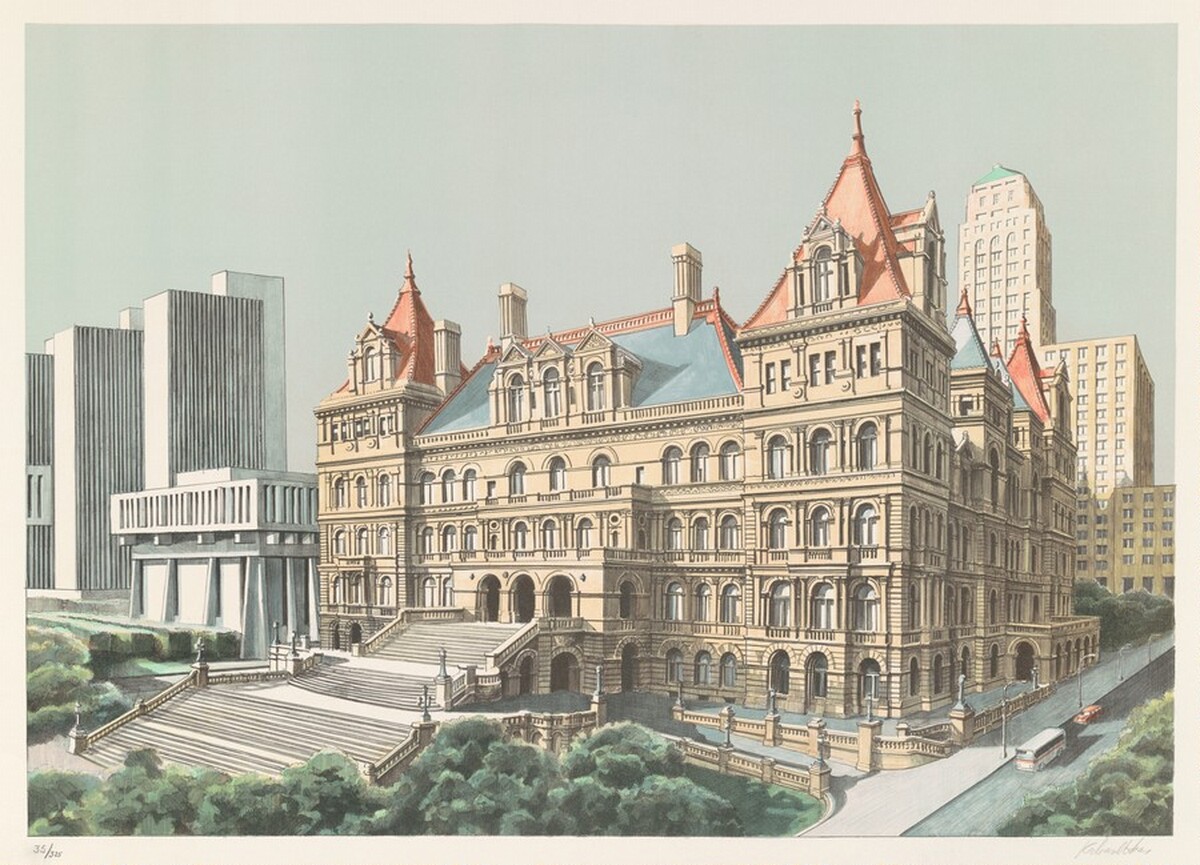 The State Capital, Albany, NY by Richard John Haas