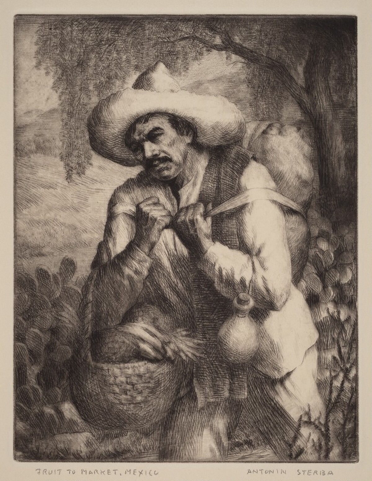 Fruit to Market (Urupan, Mexico) by Antonin Sterba