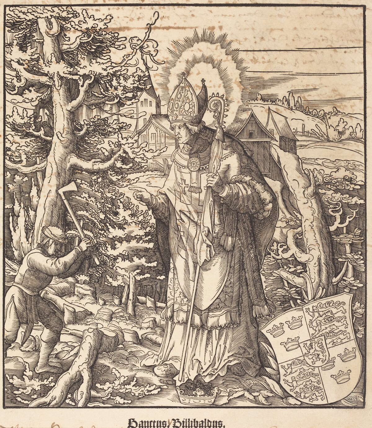 Saint Willibaldus by Leonhard Beck