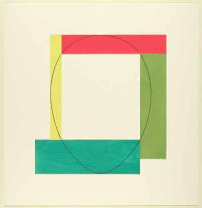 Four Color Frame Painting #1