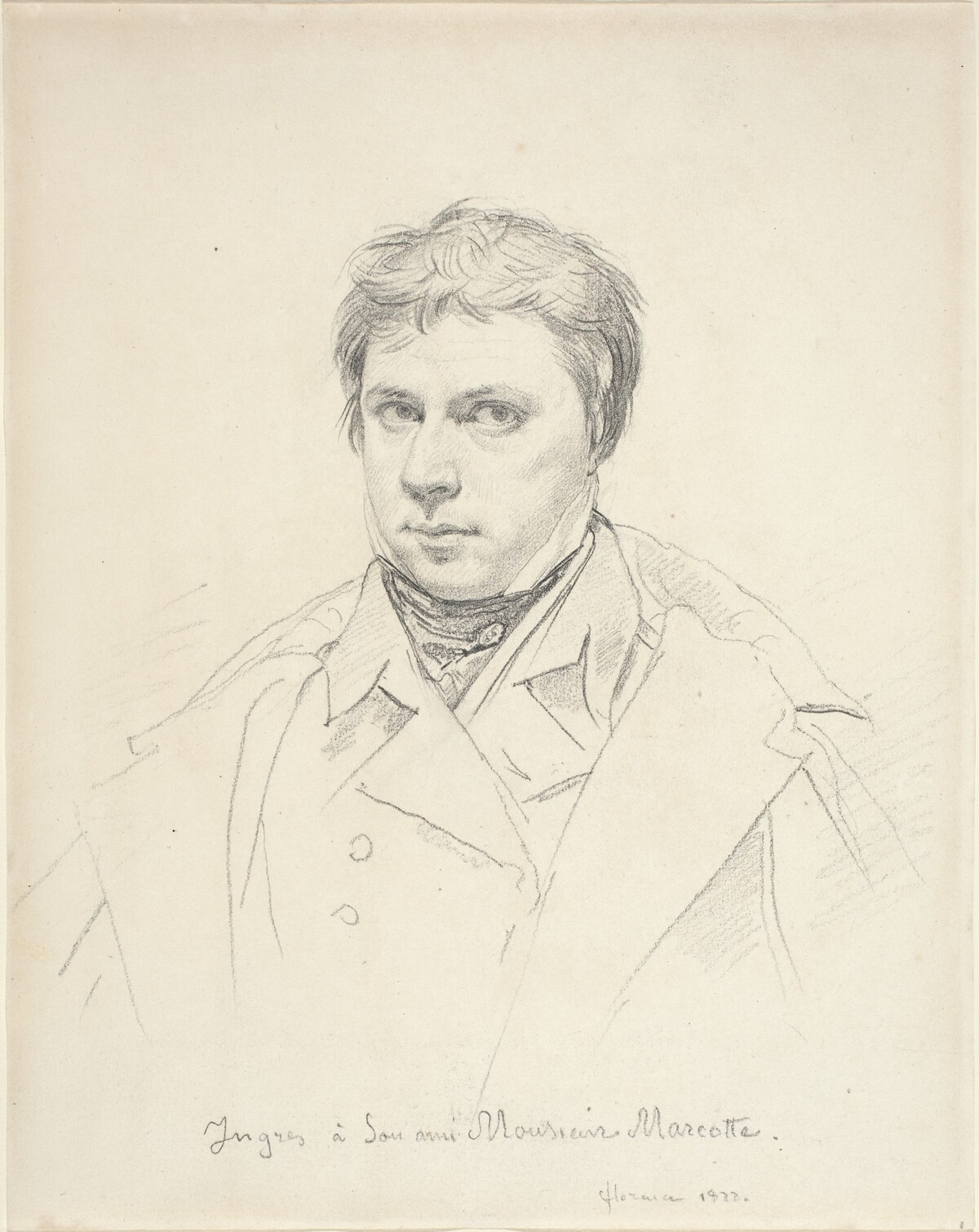 Self-Portrait by Jean-Auguste-Dominique Ingres