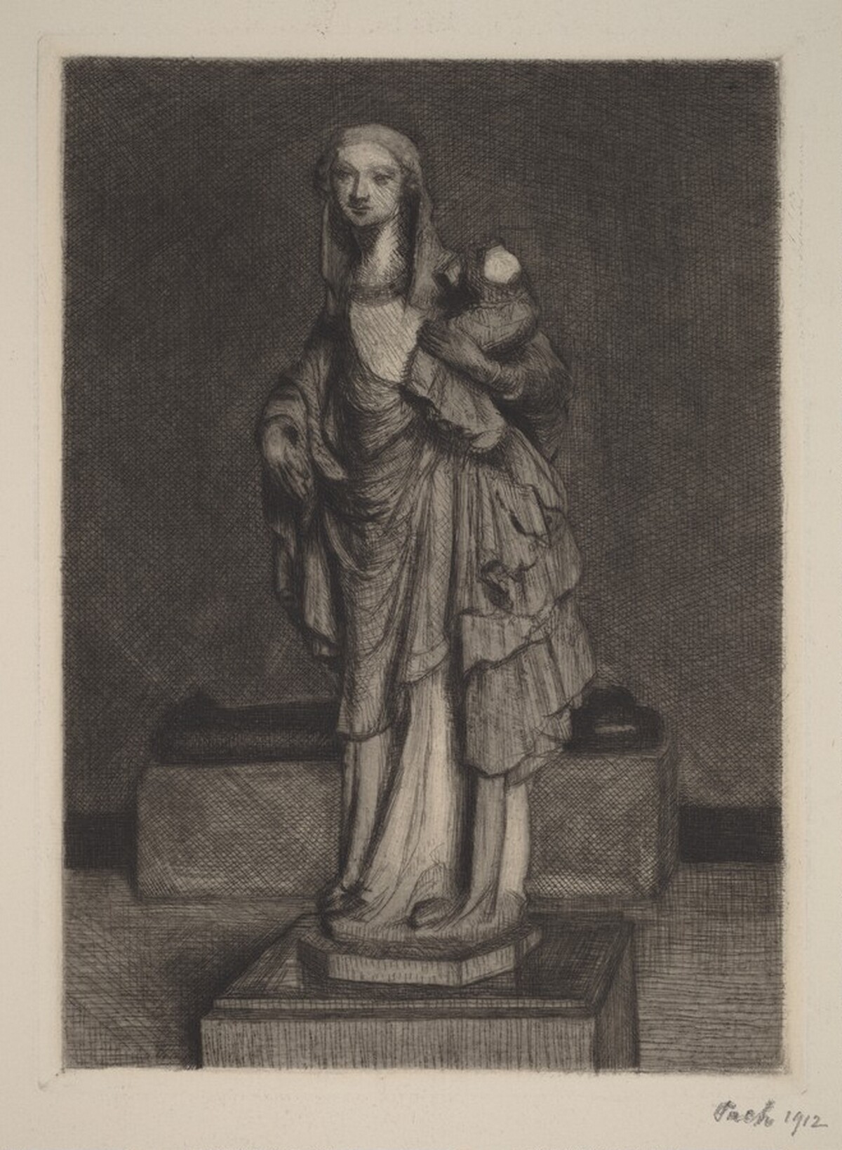 Gothic Virgin by Walter Pach