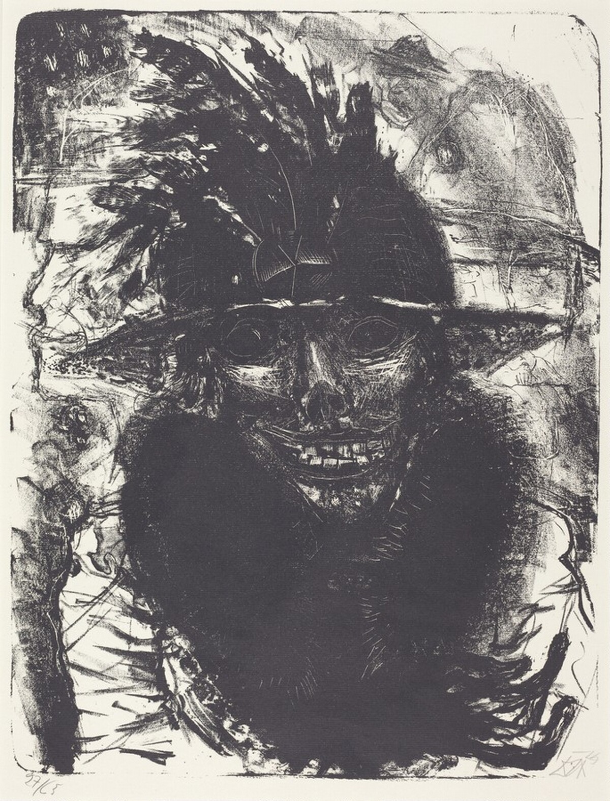 Nächtliche Erscheinung (Nighttime Apparition) by Otto Dix