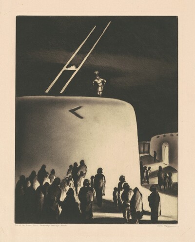Eve of the Green Corn Ceremony—Domingo Pueblo