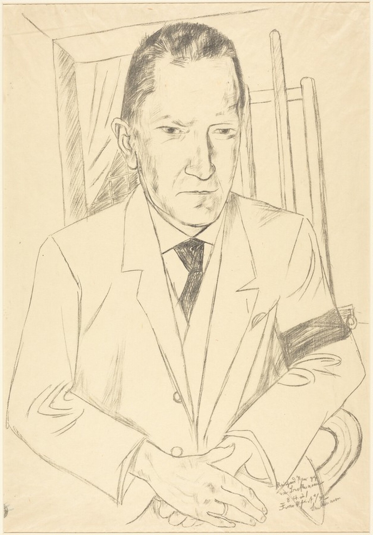 Reinhard Piper by Max Beckmann