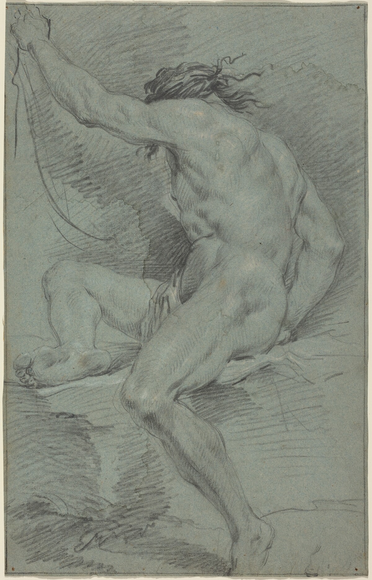 Nude Figure (academic study) by Italian 17th Century