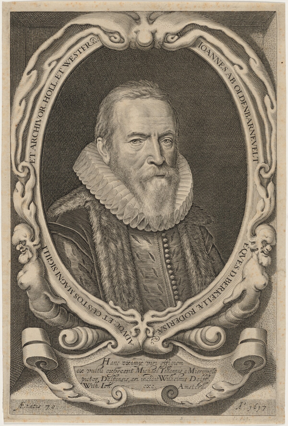 Johan van Oldenbarneveldt by Willem Jacobsz Delff