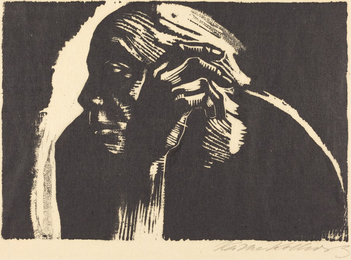 Self-Portrait (Selbstbildnis) by Käthe Kollwitz