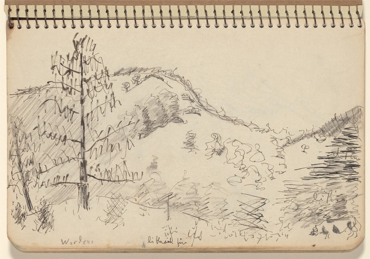 View of Wordens Hill by Milton Avery