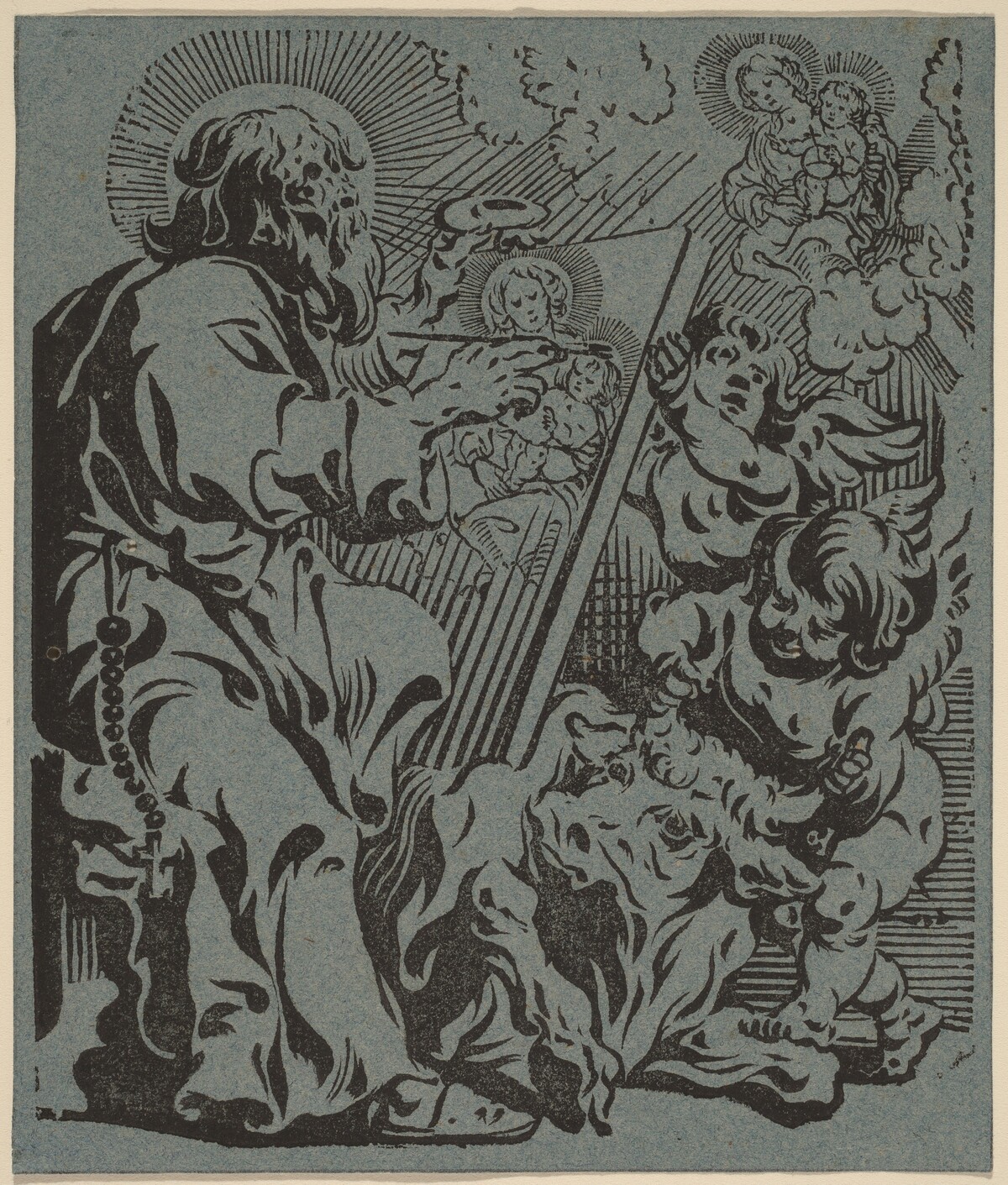 Saint Luke by after Anthonis Sallaert