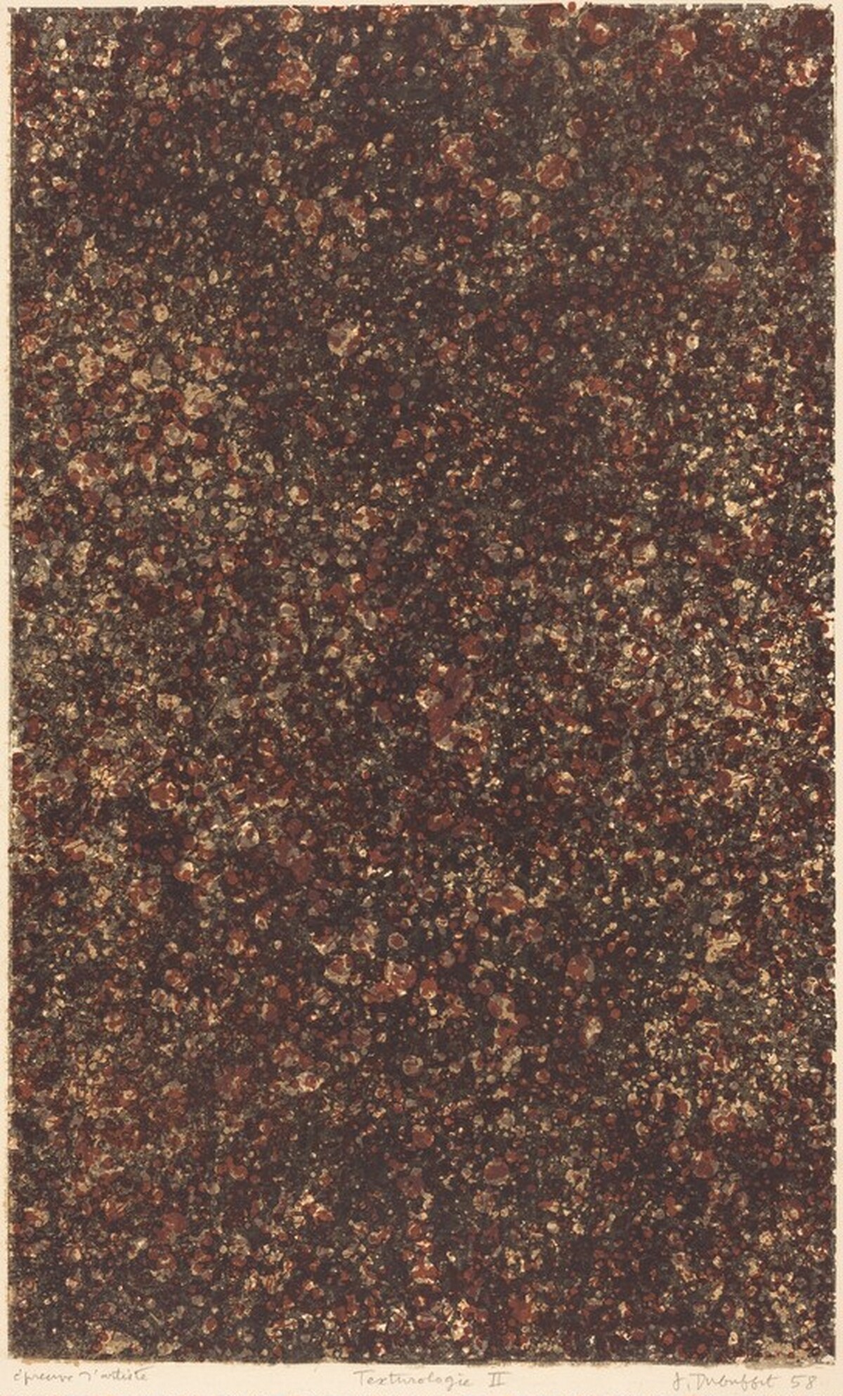Texturologie II by Jean Dubuffet