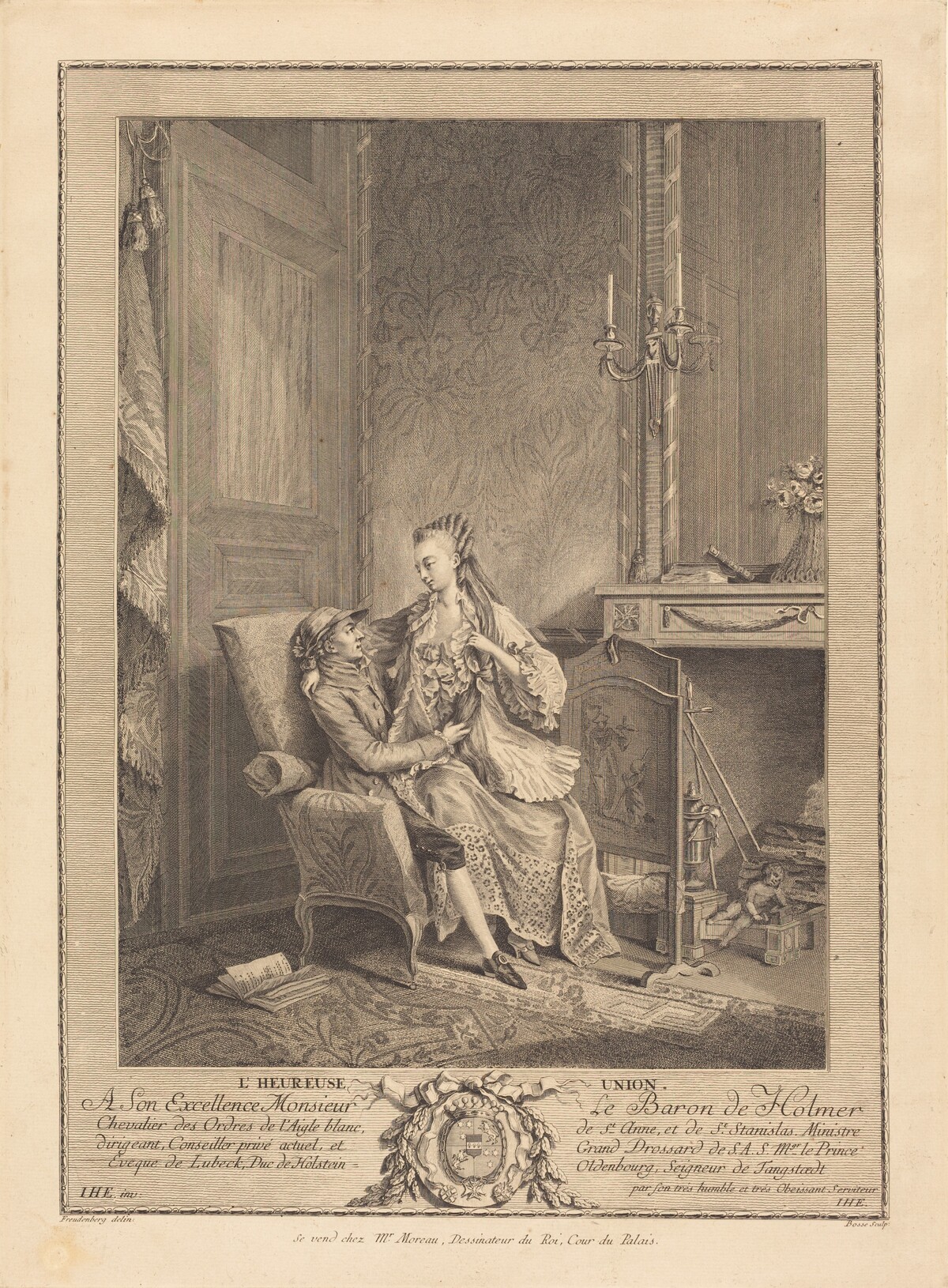 The Happy Union by Louis Bosse after Sigmund Freudenberger