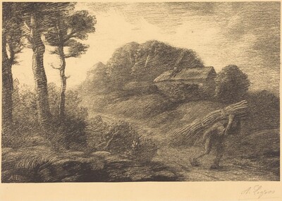 Return of the Fagot-gatherer, 2nd plate (Le retour du fagotier)