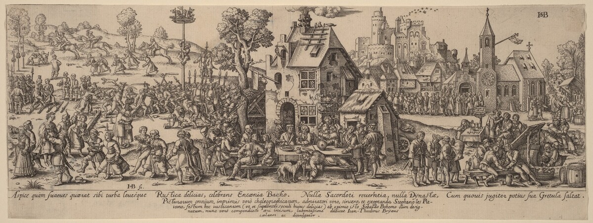 Country Fair by Johann Theodor de Bry after Sebald Beham