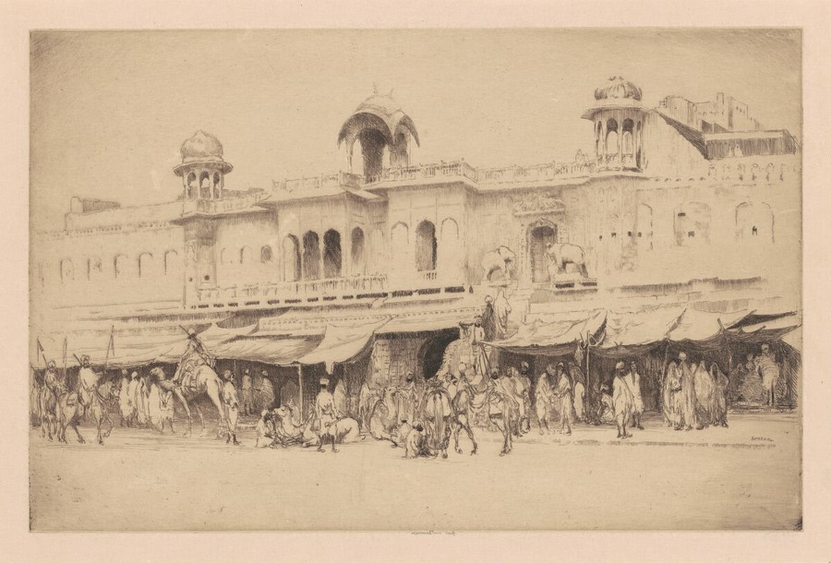 Jaipur, Evening, No. 2 by Ernest Lumsden