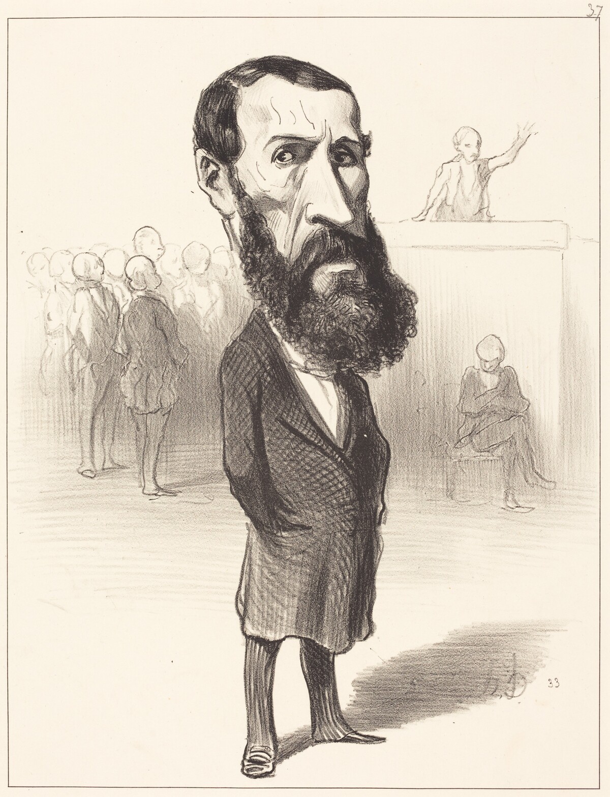 Jean-Louis Greppo by Honoré Daumier
