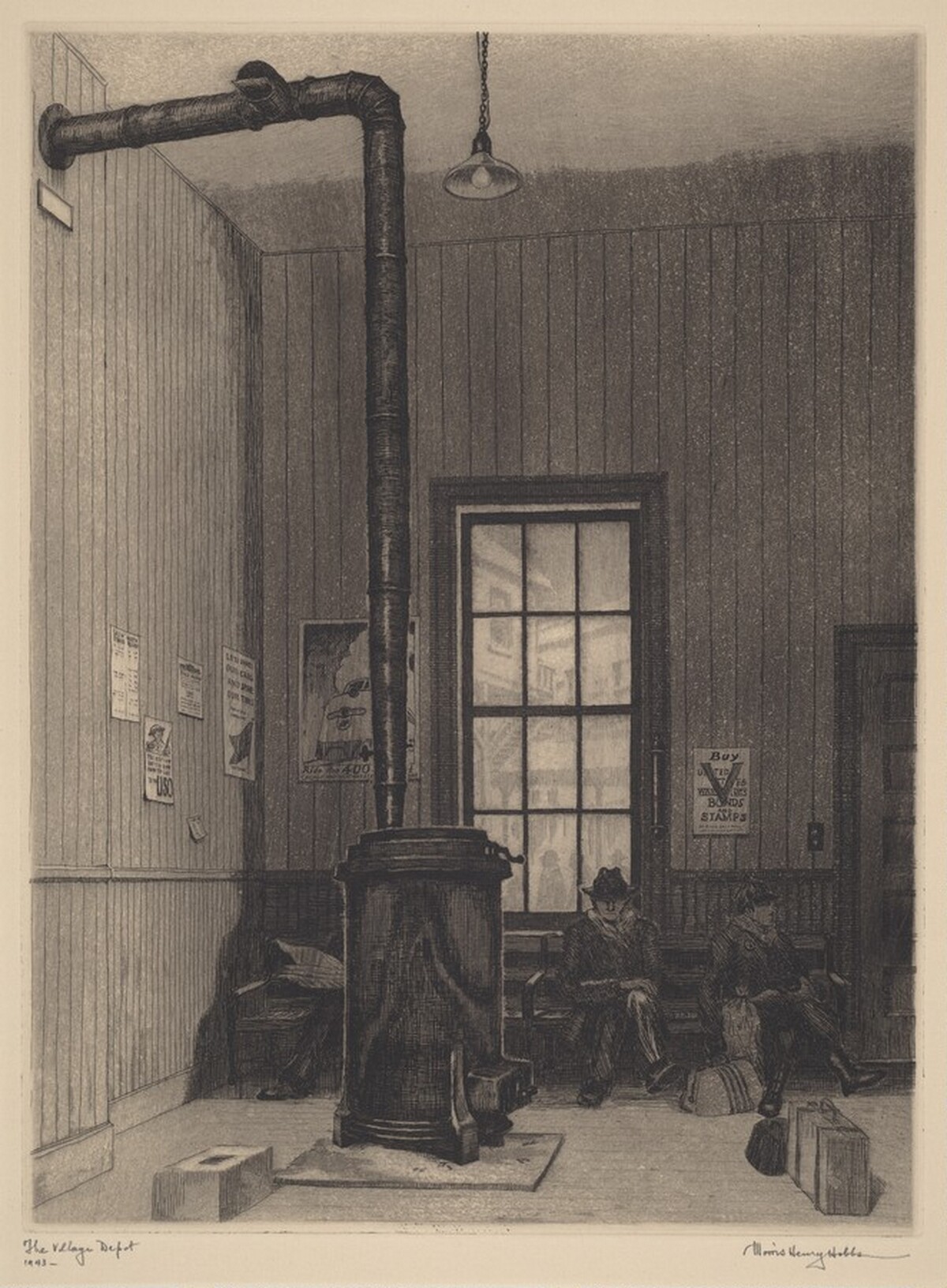 The Village Depot by Morris Henry Hobbs