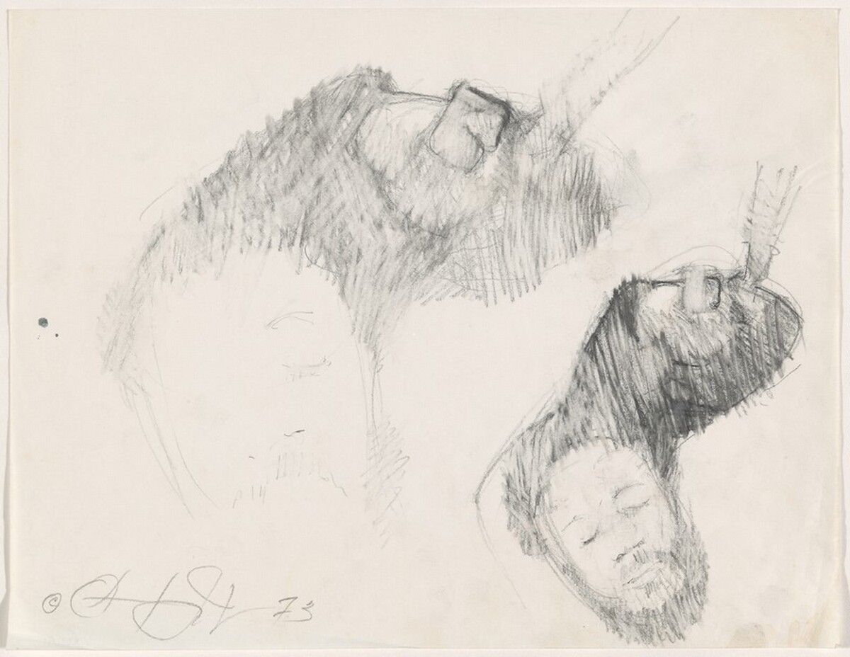 Study for Portrait of Julius Hemphill I by Oliver Lee Jackson