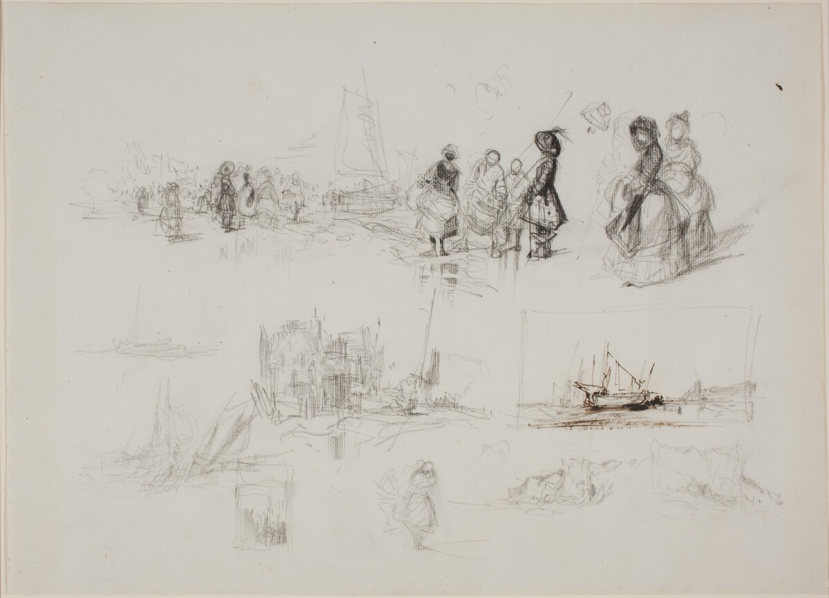 Seaside Studies by Eugène Isabey