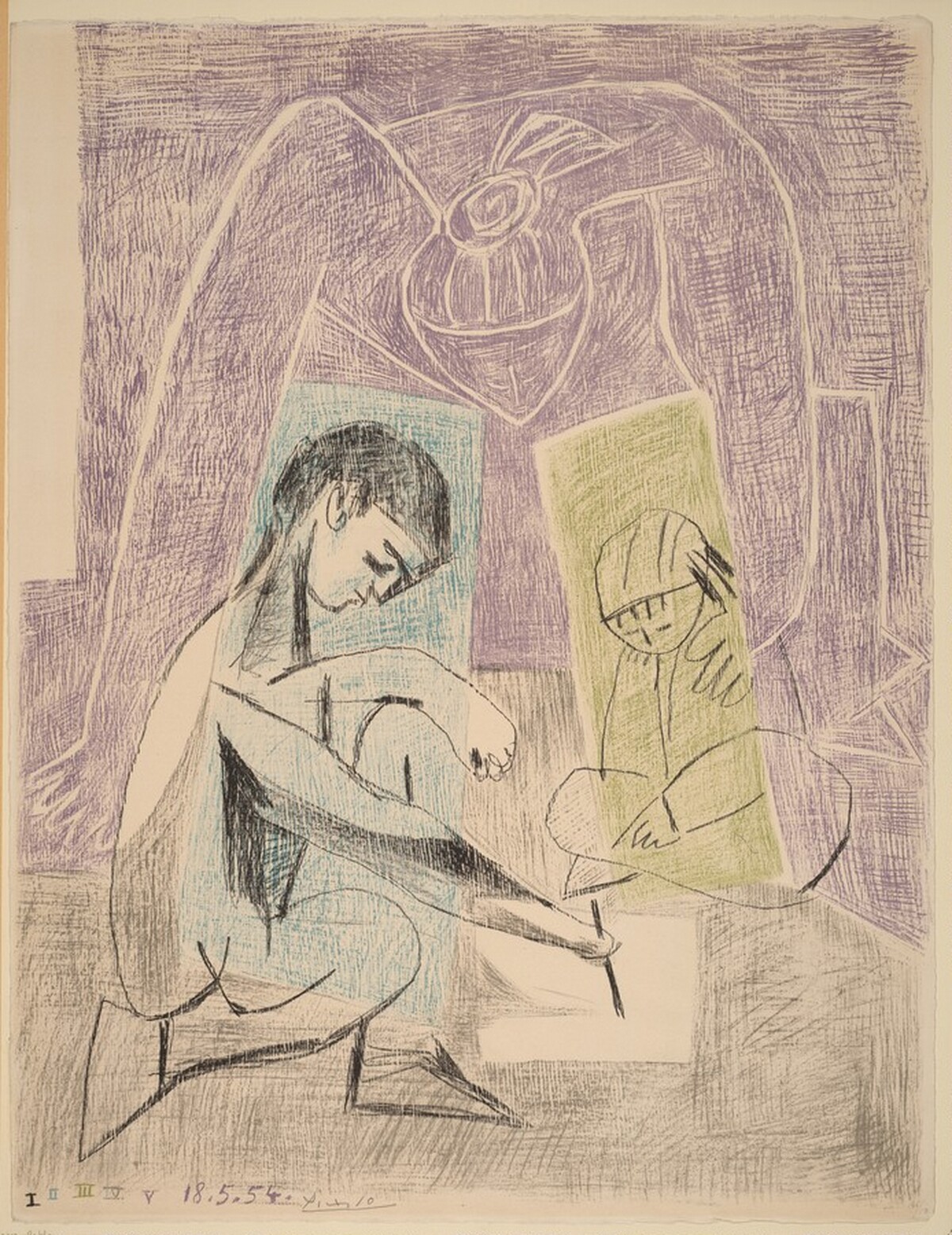 The Young Draughtsman (Petit dessinateur) by Pablo Picasso