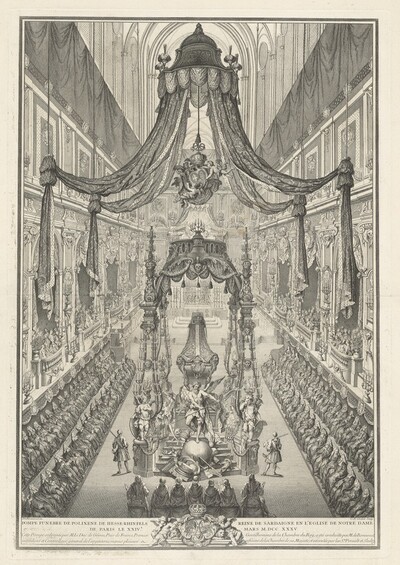 Pompe funèbre de Polixène de Hesse-Rhinfels