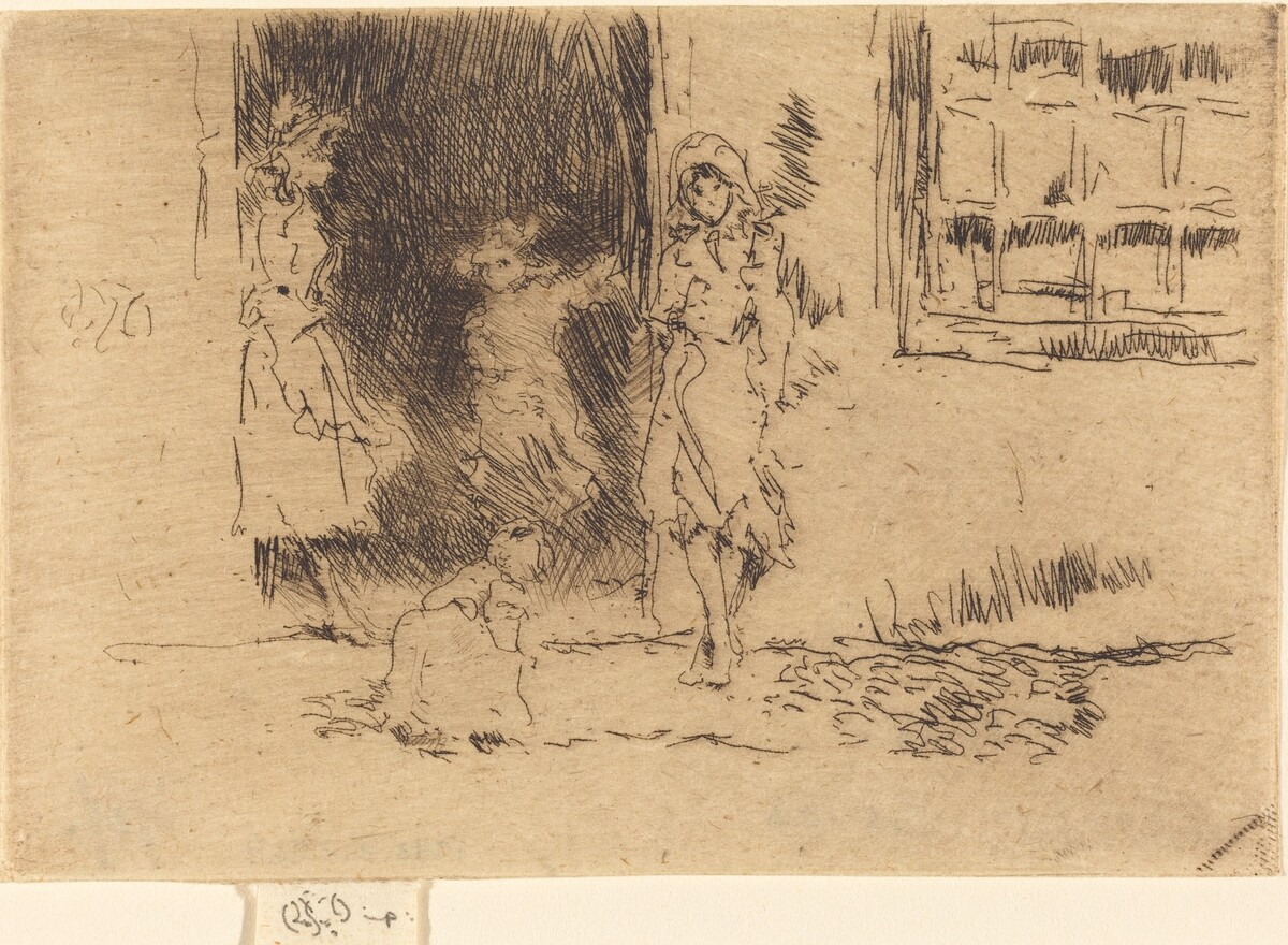 Cottage Door by James McNeill Whistler