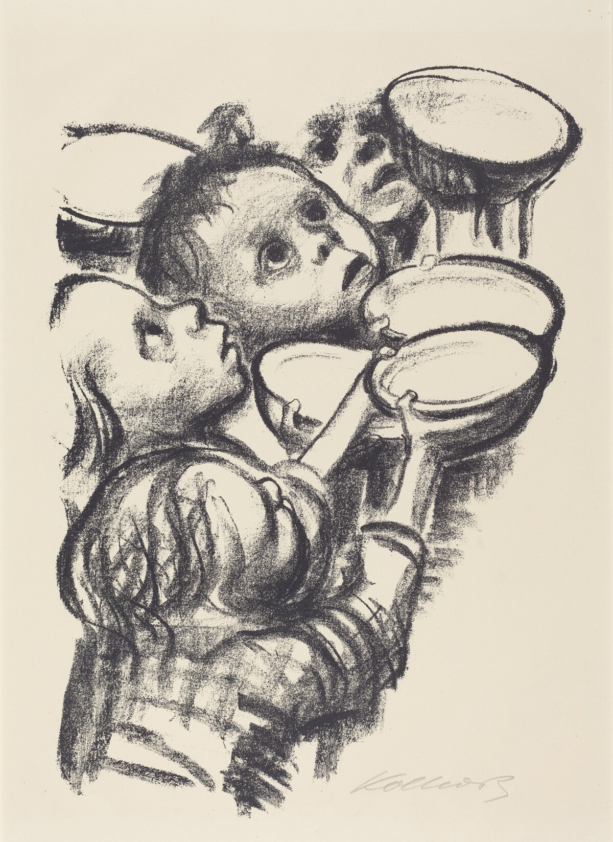 Germany's Children are Hungry! (Deutschlands Kinder Hungern!) by Käthe Kollwitz