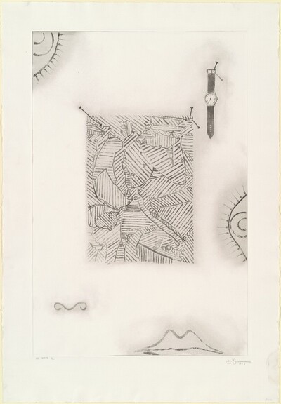 Face with Watch [state proof of 1st state]