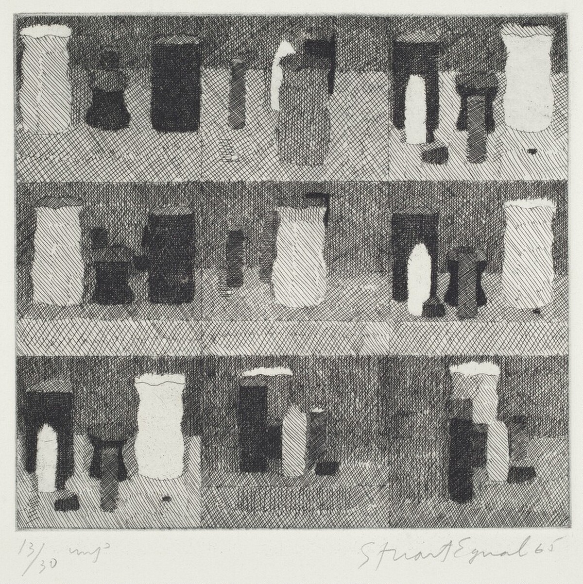 Shelves with Bottles and Jars by Stuart Egnal