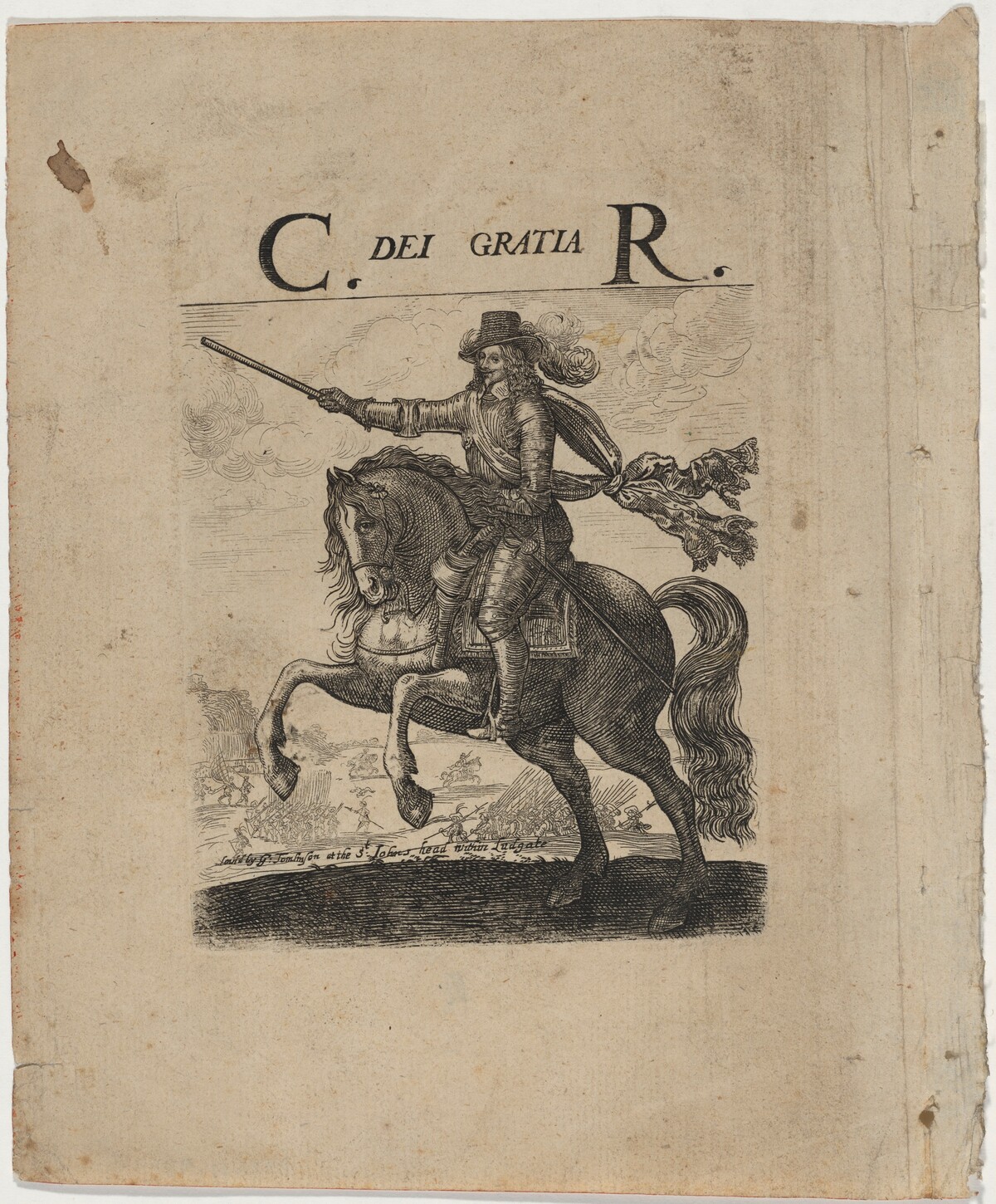 Charles I on Horseback by Unknown Artist