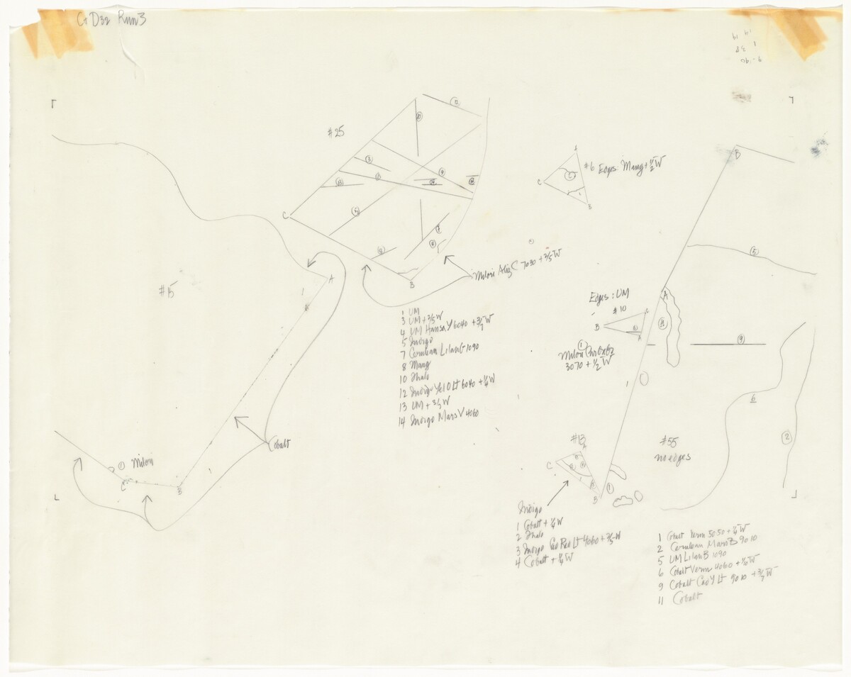 Tracing for Changes and Disappearances #32 (3 of 11) by John Cage