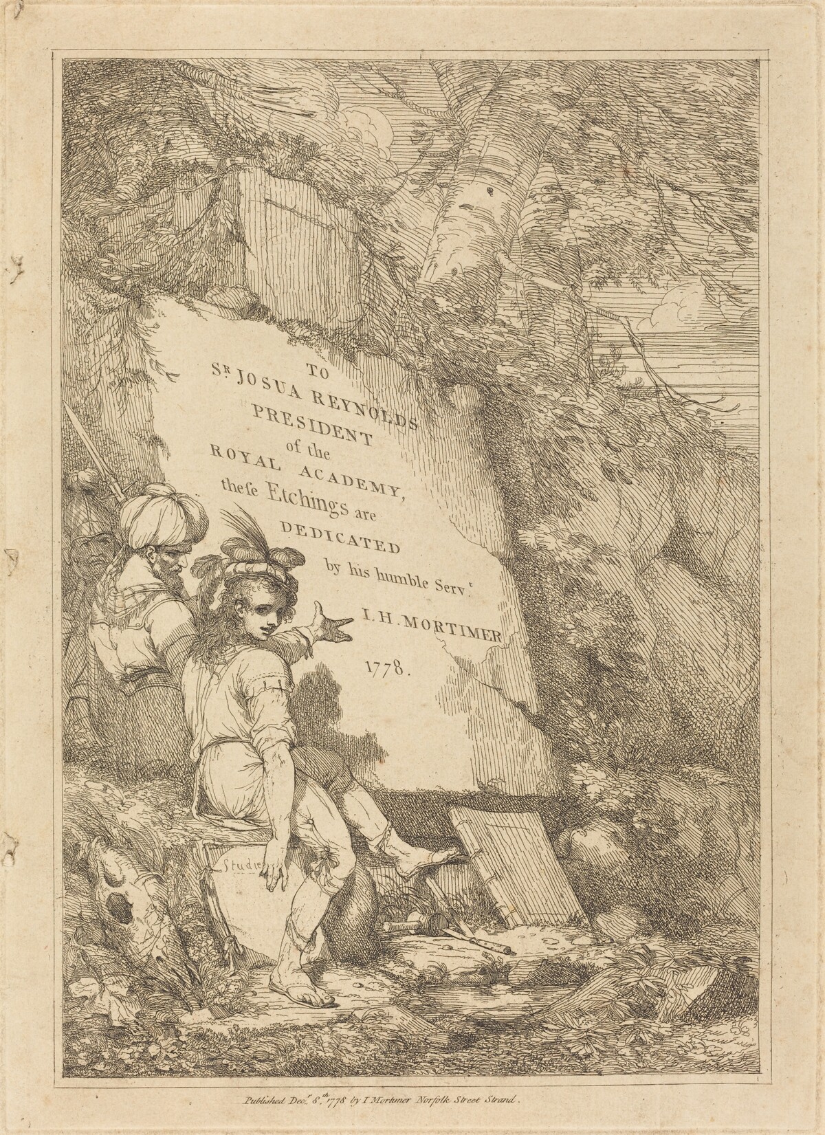 Title Page by John Hamilton Mortimer