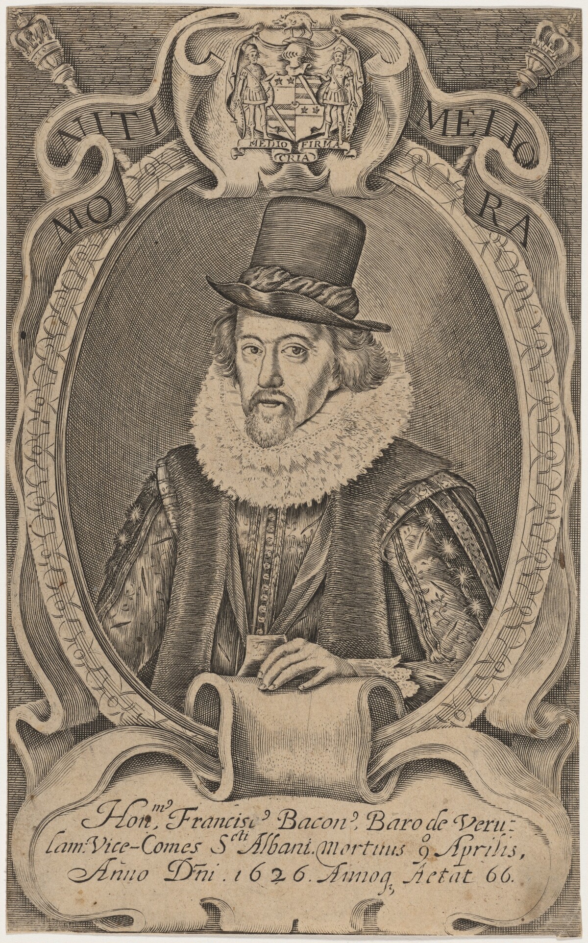 Sir Francis Bacon by Simon de Passe
