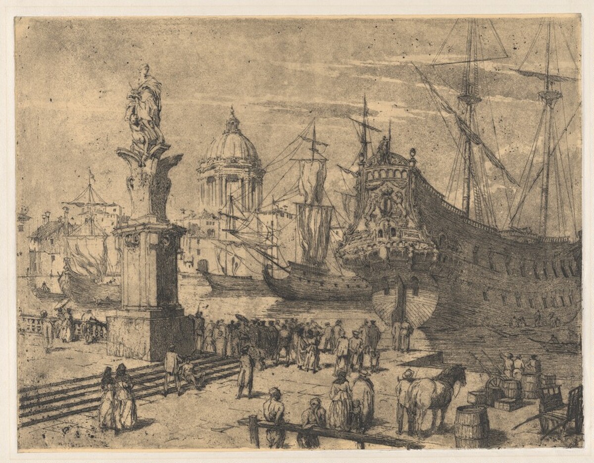 Venetian Galleon, or the Beautiful Ship by Paolo Mezzanotte