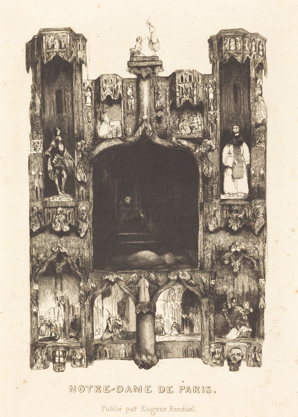 Notre-Dame de Paris by Célestin Nanteuil