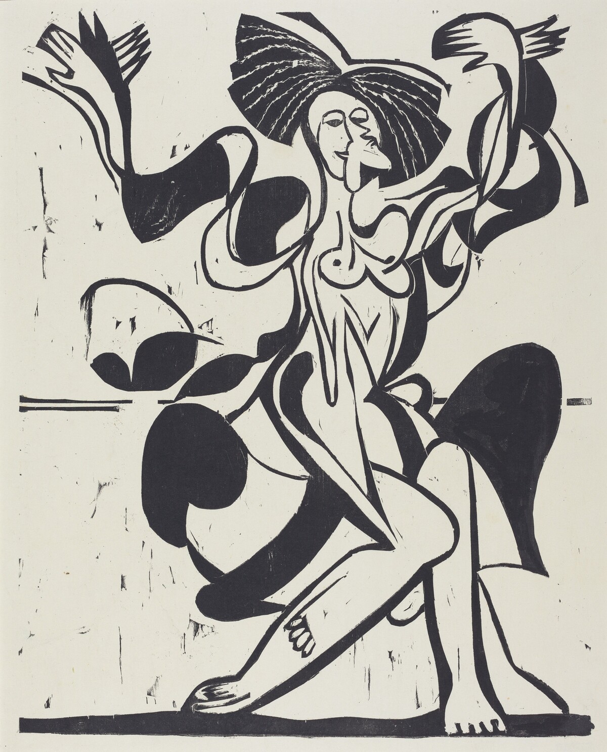 Mary Wigman's Dance by Ernst Ludwig Kirchner