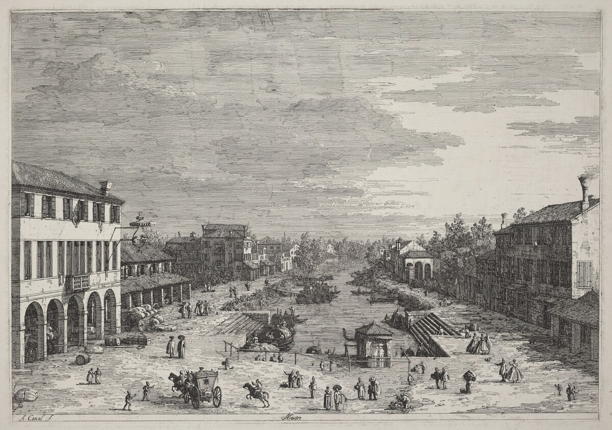Mestre by Canaletto