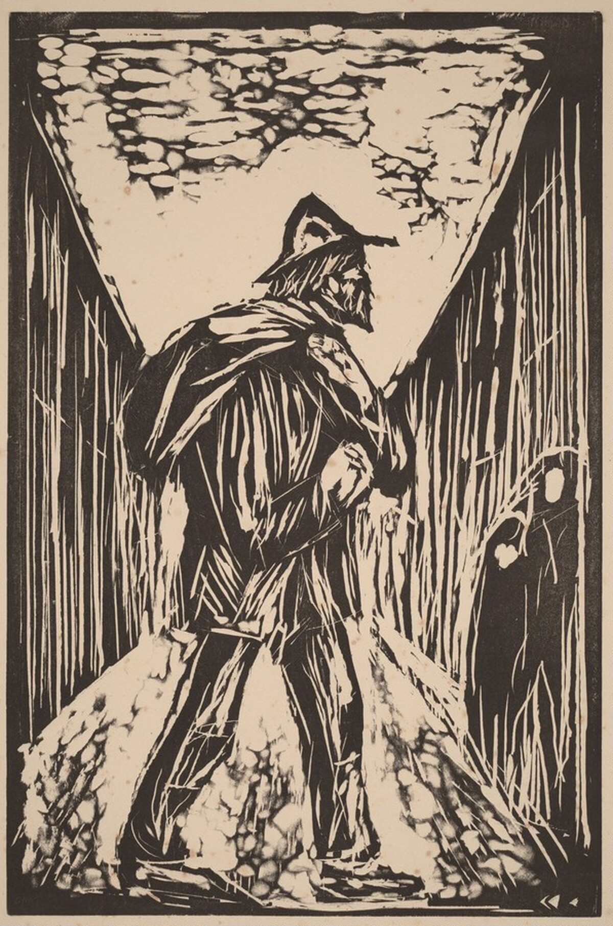 The Ragman (The Wanderer) by Edvard Munch