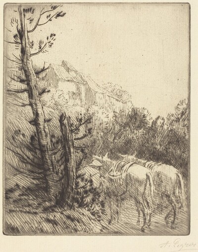 Farm on the Hillside (La ferme sur le coteau)