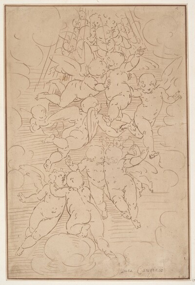 A Group of Angels in Glory
