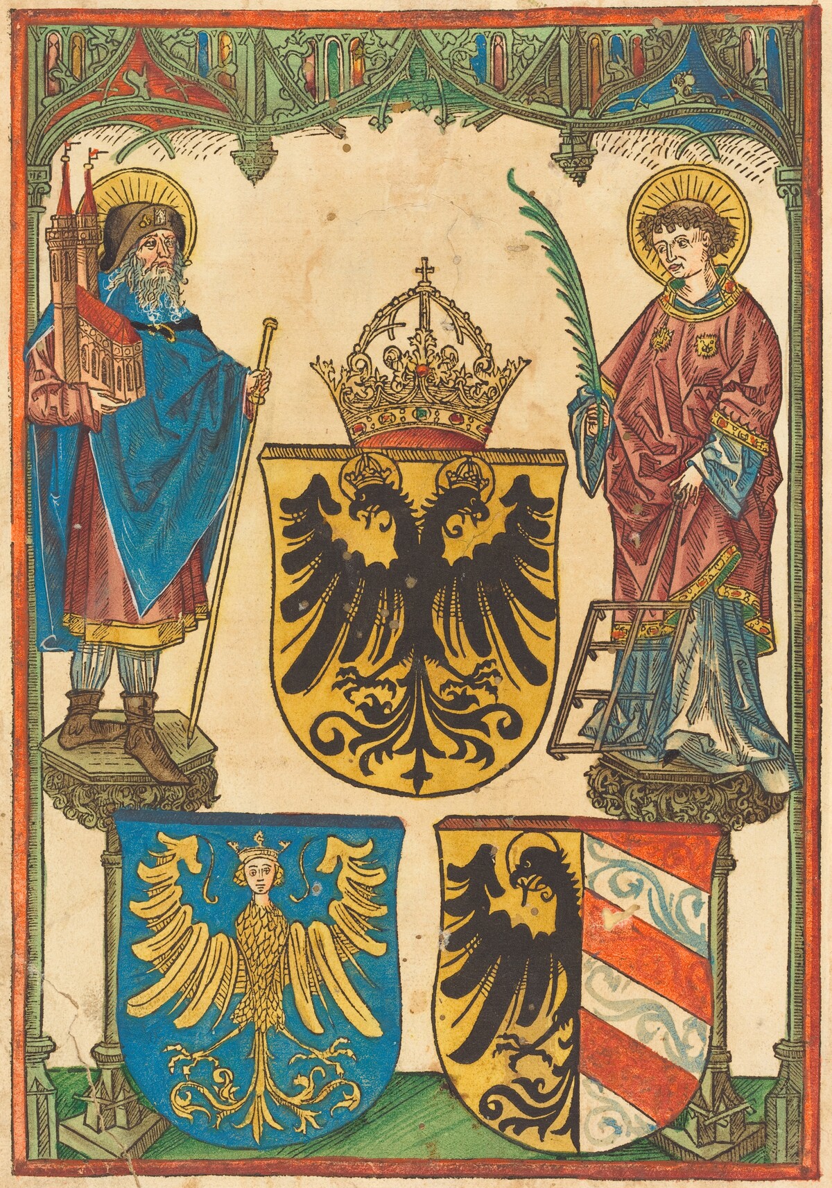 Saint Sebaldus and Saint Lawrence by German 15th Century