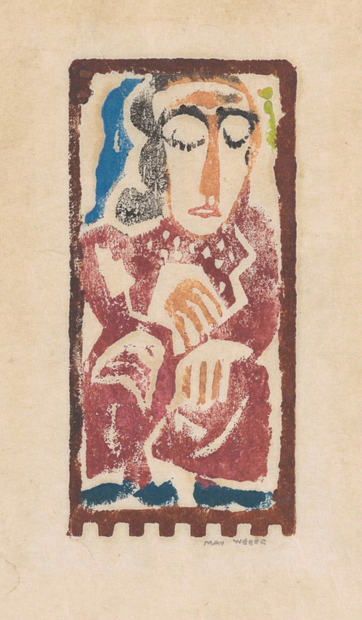 Seated Woman by Max Weber