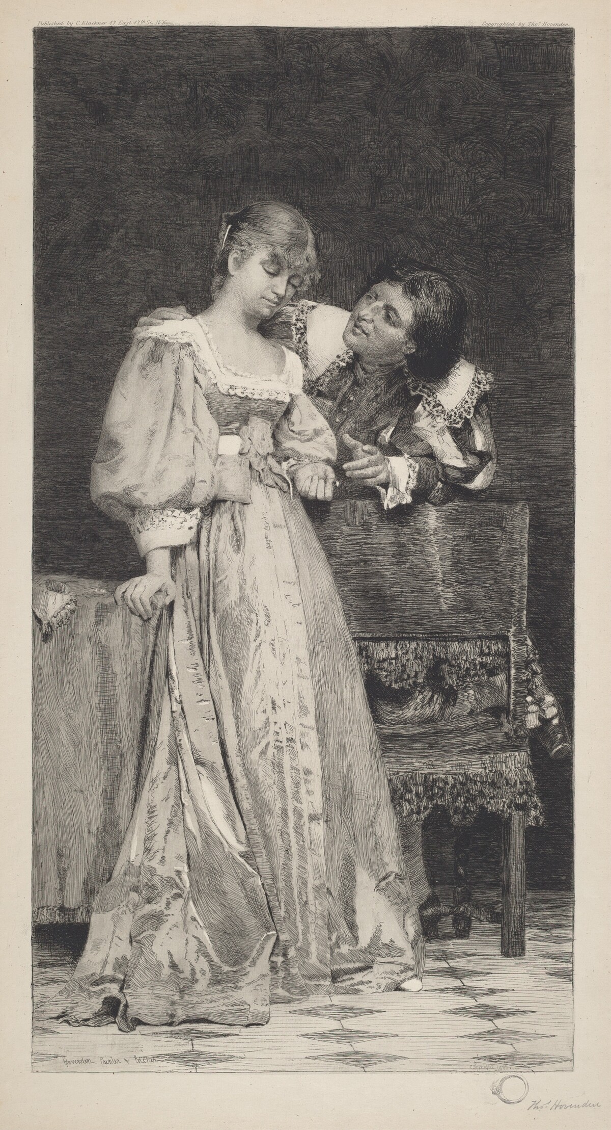 The Wedding Ring by Thomas Hovenden