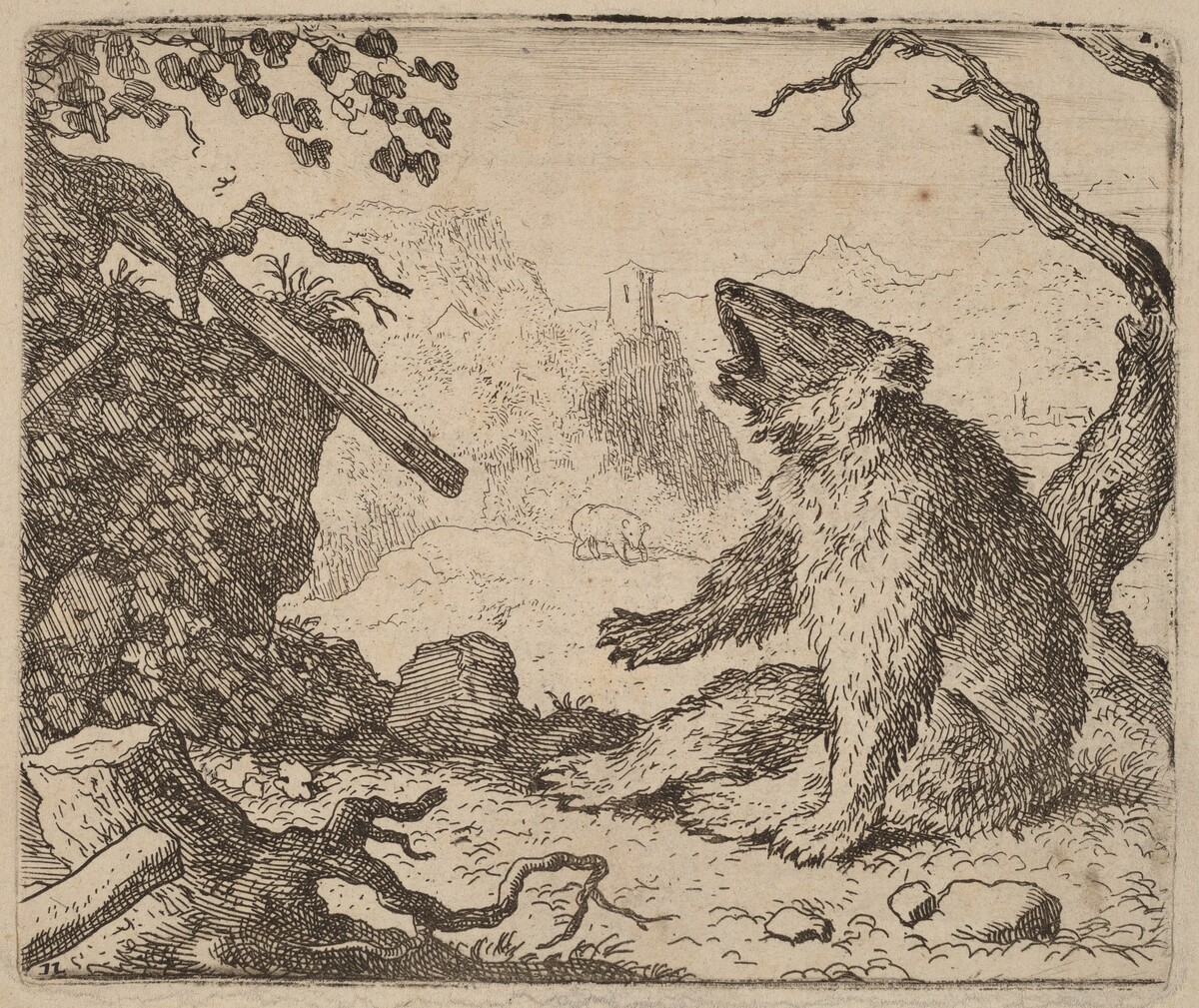 The Bear Sent as Messenger by Allart van Everdingen