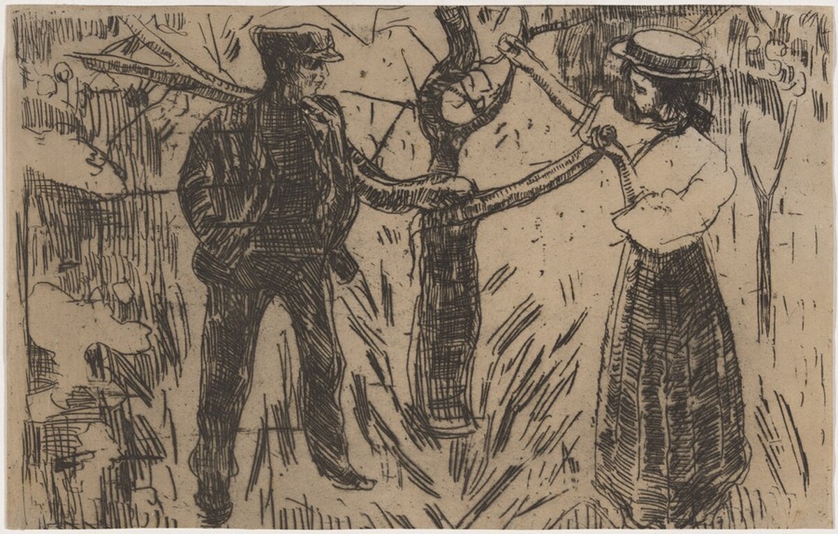 Adam and Eve (Adam og Eva) by Edvard Munch