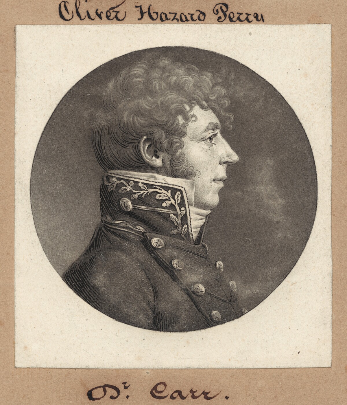 John H. Carr by Charles B. J. Févret de Saint-Mémin