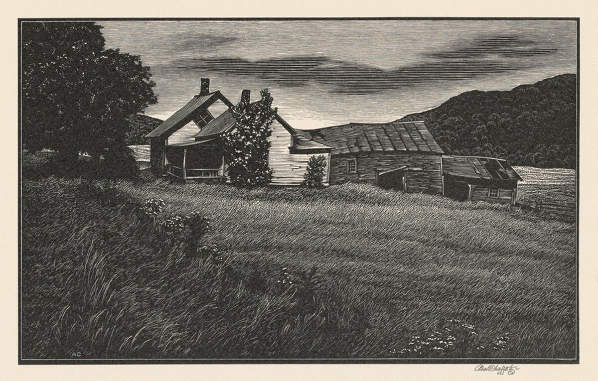 Deserted Farm by Asa Cheffetz