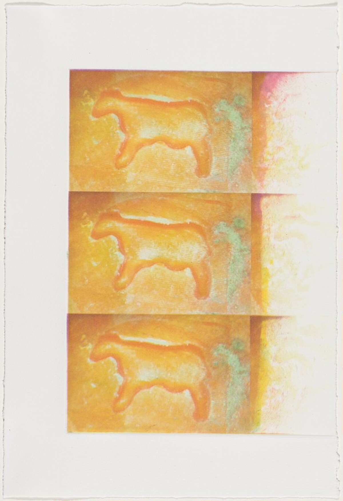 Cow Print [working proof 3] by Gay Outlaw