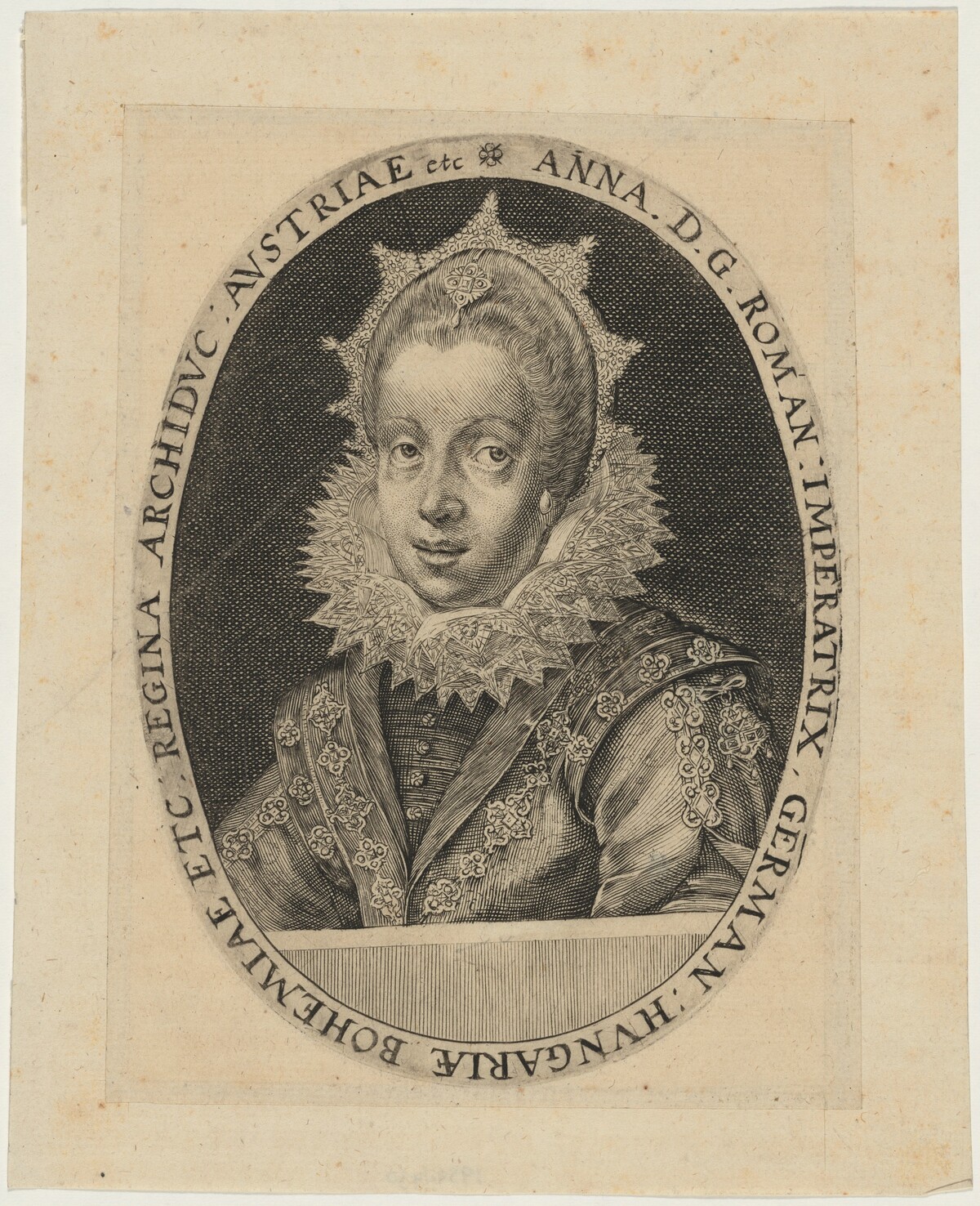 Anna, Wife of Matthias, Roman Emperor by Unknown Artist